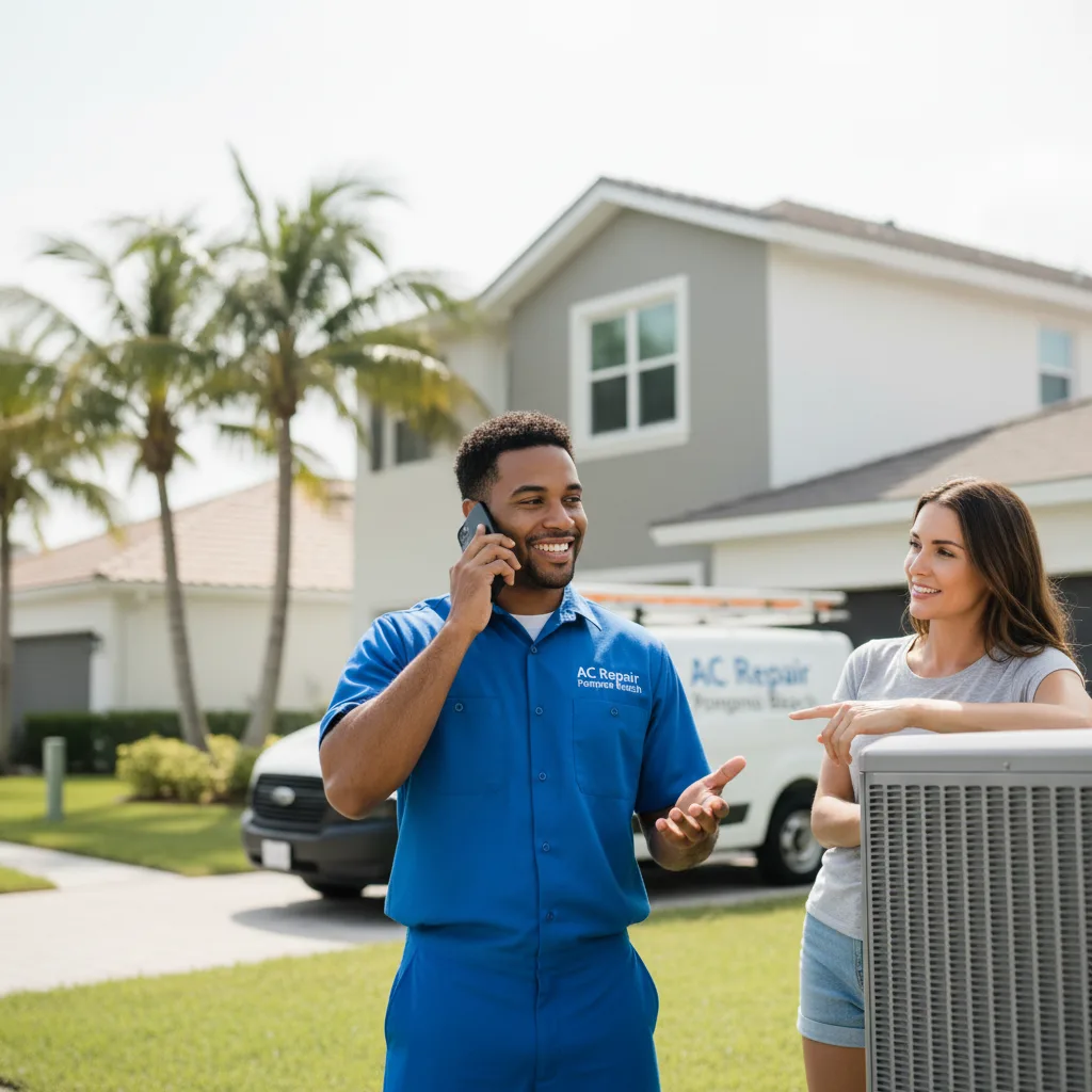 AC Repair Pompano Beach customer support in Coronado